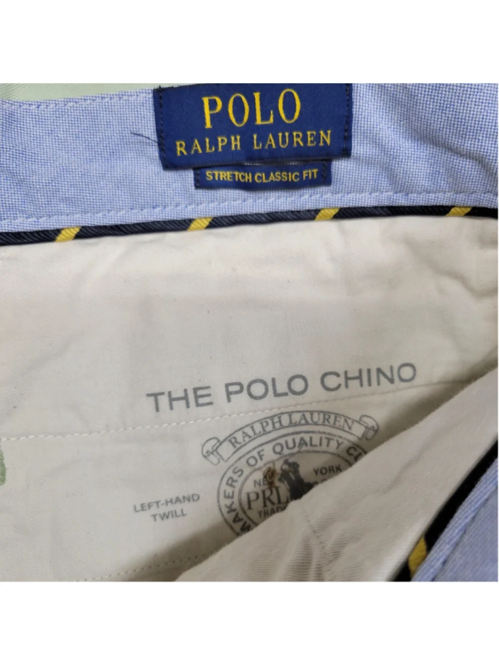 Polo Ralph Lauren Stretch Cotton Twill Chino Green Shorts Men's 33 Inseam 6